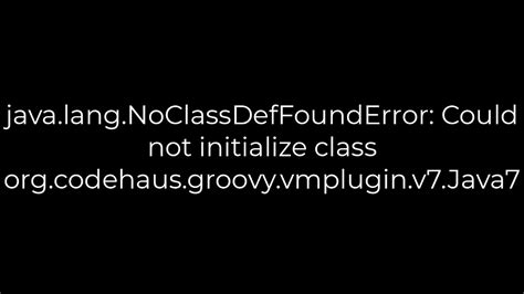 Jun 28, 2021 · I have seen this: java.lang.NoClassDefFoundError: Could not initialize class XXX And this: Different methodologies for solving bugs that only occur in production But my question is, given what the ... . Java.lang.noclassdeffounderror could not initialize class
